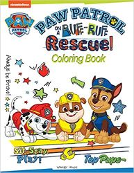 Wonder house Paw Patrol on Blue Ruff Rescue Colouring Book